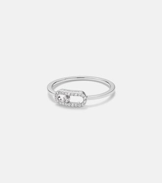 Messika Anillo Move Uno de oro blanco de 18 ct con diamantes