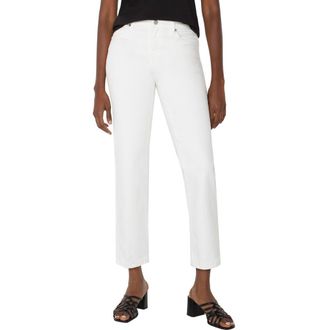 Liverpool L.A. Liv Non-Skinny Skinny Jeans in Bone White at Nordstrom, Size 10