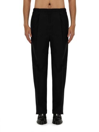 Fendi Virgin Wool Trousers - Black