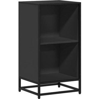 vidaXL Estantería madera ingeniería negra 40x35x76 cm Vidaxl