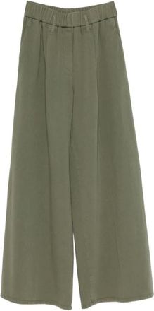 Forte_Forte Dames, Broeken, Groen, Maat: XS