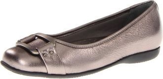 Trotters Womens Sizzle Ballet Flat In Pewter