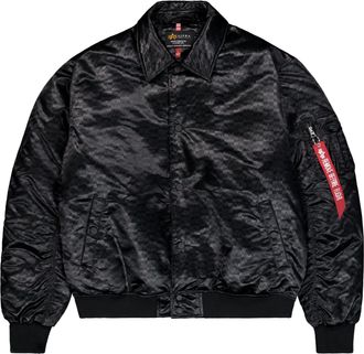 Alpha Industries Bomberjacke ALPHA INDUSTRIES Coach Logo Jacket, Herren, Gr. XXL, schwarz, Obermaterial: 100% Nylon, Jacken Bomberjacke