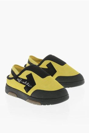 Off-white Suede and Fabric Mules OUT OF OFFICE size 44