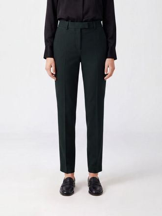 Max Mara S Max Mara Pantaloni skinny in misto cotone stretch a vita media