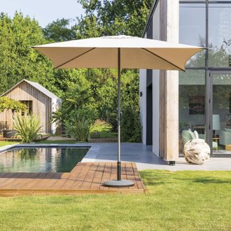 Hesperide Ombrellone 250x250 cm Soya taupe