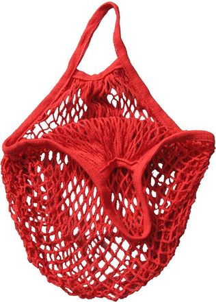 Generic Cotton String Shopping Bag, Reusable, Cotton Blend, 35x20cm (Red)