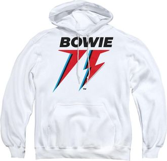 Gildan David Bowie Bowie 75 Logo Adult Pull Over Hoodie