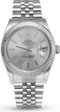 Rolex Pre-owned Rolex Datejust Automatic Chronometer Silver Dial Unisex Watch 16014 SSJ