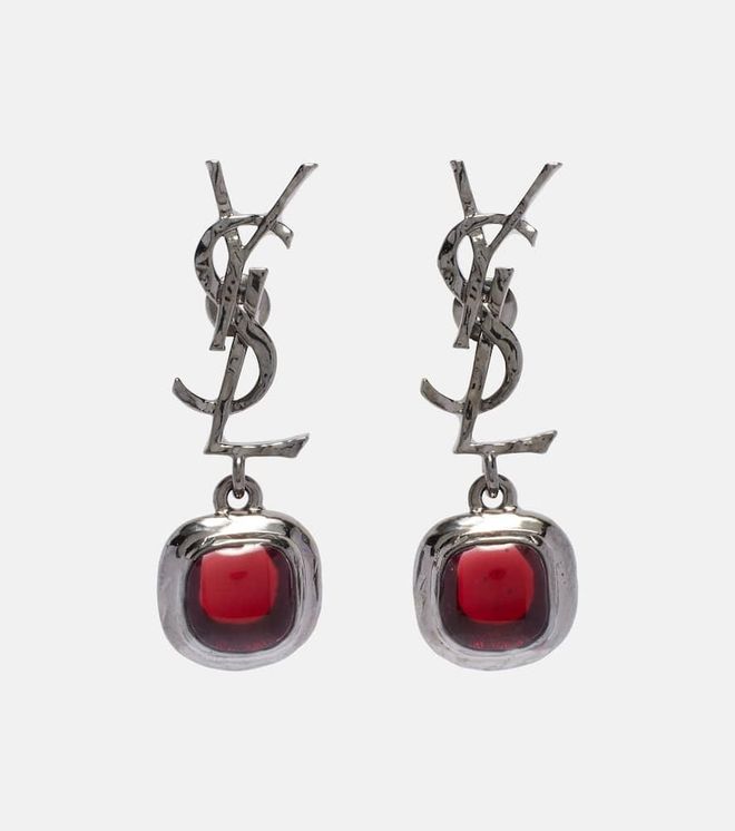 Cassandre embellished drop earrings