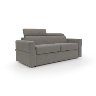 Divani.Store Divani.store - Avalon Sof&aacute; Cama Con Colch&oacute;n De 18 Cm De Altura En Tejido Impermeable 180 Cm (120x197 Cm) Taupe