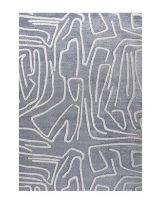 Jonathan Y Designs Alcina Modern Scandinavian Graphic Lines High-Low Area Rug