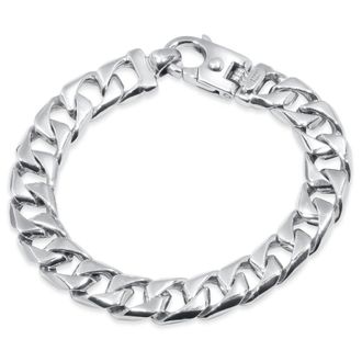 Pompeii3 Mens Curb Link 14k Gold (63gram) or Platinum (101gram) 10.5mm Bracelet 8.5