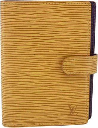 Louis Vuitton Pre-owned Accessories, female, Yellow, Size: ONE SIZE Pre-owned Vintage Epi Leather Organizer
