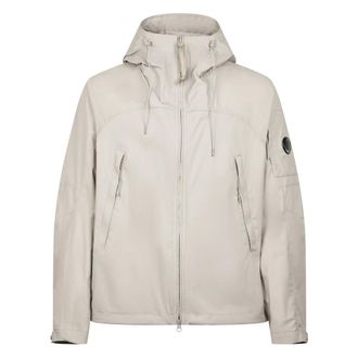 C.P. Company C.P. Company, Light Jackets, male, Gray, XL, Pro-Tek Hooded Lens Jacket