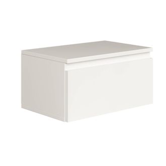 Selsey Selsey - Bemmi -mesita De Noche Suspendida -49 Cm -blanco