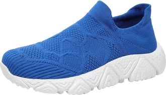 Generic Mens Sneaker Slip On, Boat Shoes Chunky Soles Sports Shoe Low-Top Running Shoes Slip-Resistant Walking Trainers Lightweight Breathable Casual Trainer 