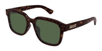 Gucci GG1798SA Asian Fit 002 Mens Sunglasses Tortoiseshell Size 55
