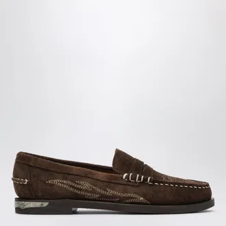 Sebago Brown Dan El Paso loafers in suede