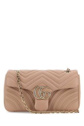 Gucci Pink GG Marmont Medium Shoulder Bag