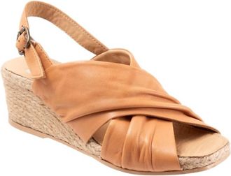 Bueno Womens Jasmin Wedge Sandals In Tan