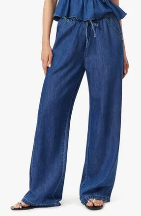 Habitual Drawstring Waist Wide Leg Jeans in Laguna at Nordstrom Rack, Size X-Small