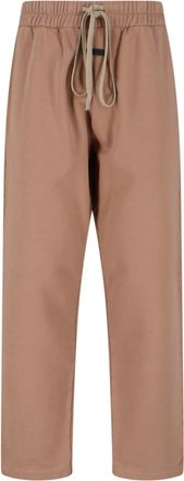 Fear of God Beige Cotton, Elastic Mid-Rise Sweatpants