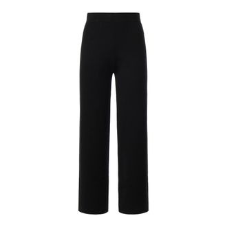 Max Mara Wide Trousers - female - Max Mara - Wide Trousers - Black - M - Trousers