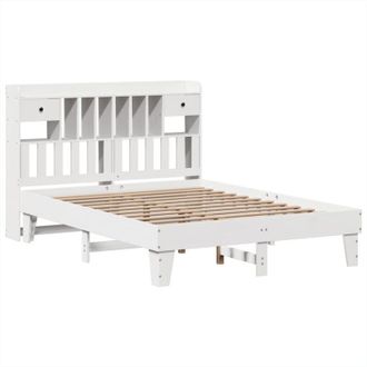 vidaXL Estructura De Cama Sin Colch&oacute;n Madera Maciza De Pino 160x200 Cm Vidaxl