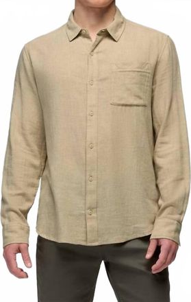 Prana Mendocino Button Down Shirt In Chamois