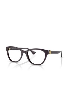 Versace 53mm Cat Eye optical glasses in Violet at Nordstrom