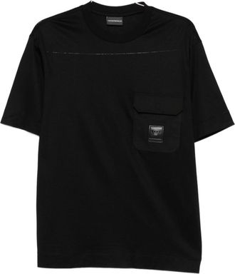 Emporio Armani Black Crew Neck T-Shirt