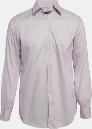 HUGO BOSS Boss By Hugo Boss Purple Checks Cotton Julen Shirt