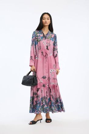 Munthe Bernadette Dress In Print Berry