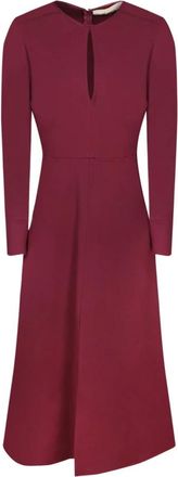 Blanca Vita Aderia Midi Jurk - Dames - Casual kleedjes - Rood - M - Kleedjes