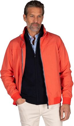N-Z-A- NEW ZEALAND AUCKLAND zomerjas New Zealand Troy oranje capuchon in kraag normale fit