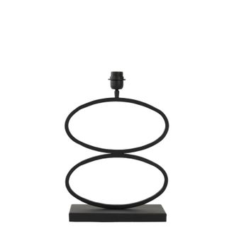 Light & Living L&aacute;mpara De Mesa - Stelius - Negro - Metal - - Light&living