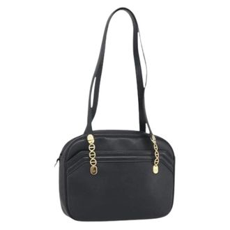 Dior Pre-owned Vintage Schoudertas - Dames - Pre-owned - Zwart - Maat: ONE Size Leer