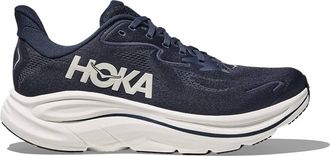 Hoka One One Mens Clifton 10 Running Shoes In Navy/white