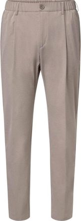 Herno Broeken, Heren, Grijs, M, Katoen, Elastische Chino Broek