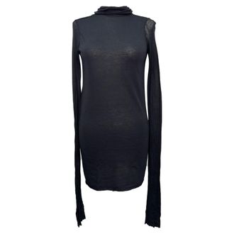 Rick Owens coltrui van zwarte wol
