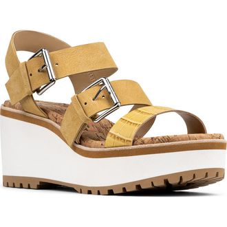 Donald J Pliner Blerina Foam Wedge Sandal in Honey at Nordstrom Rack, Size 8