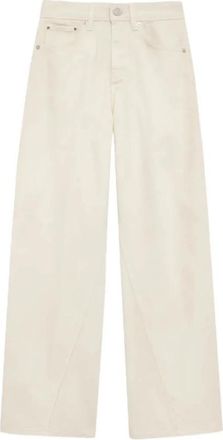 Anine Bing Brie Jean - Dames - Loose Fit Jeans - Beige - W27 - Katoen - Jeans