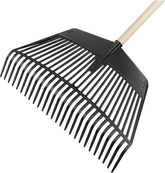 Flora Combin&eacute; R&acirc;teau &Agrave; Feuilles Et Fourche Largeur De Travail 600 Mm Dents L 140 Mm 26 Dents Sans Manche Flora Par 10)