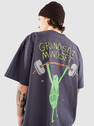 A.Lab Grindset Mindset Boxy T-Shirt blau