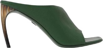 Ferragamo Ferragamo Nymphe Curved Heel Slide Sandals