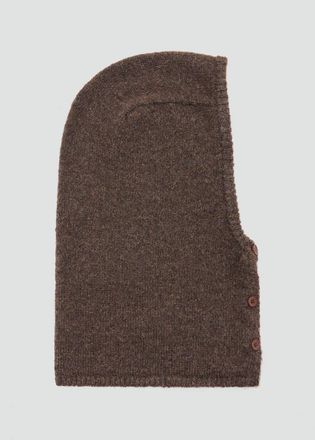Mango Balaclava maglia bottoni cioccolato - Donna - Taglia unica - MANGO