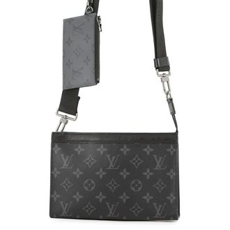 Louis Vuitton Monogram Eclipse Black Noir Monogram Eclipse Handbag Shoulder Bag (Pre-Owned)
