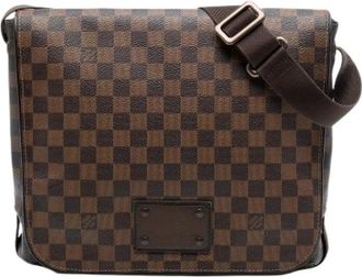 Louis Vuitton Pre-owned Cross Body Bags, female, Brown, Size: ONE SIZE Pre-owned Brooklyn MM
