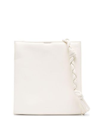 Jil Sander Tangle leather shoulder bag - Neutrals